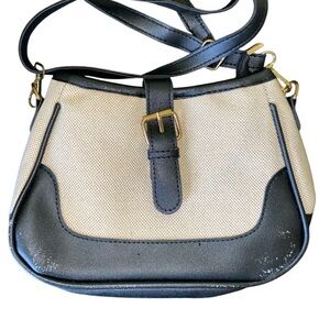 Black and Cream • Crossbody Bag